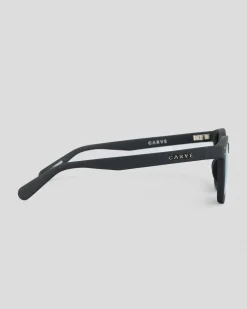 Carve Homeland Sunglasses Matt Black/ Grey With Blue Iridium