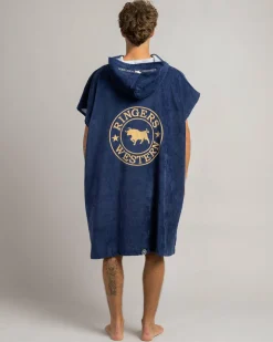 Ringers Western Hooded Towel Navy Best