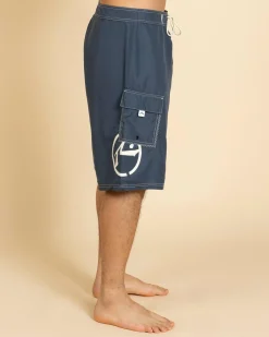 Rusty Hoodus Fixed Waist Board Shorts China Blue Clearance