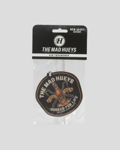 The Mad Hueys Hooked For Life Air Freshener Black