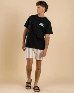 Rhythm Horizon T-Shirt Black Best