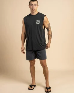 The Mad Hueys Hueys Good Life Muscle Tank Vintage Black Sale