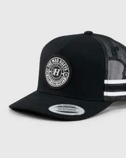 The Mad Hueys Hueys Good Life Trucker Cap Black