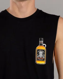 Salty Life Hurricane Muscle Tank Black Hot