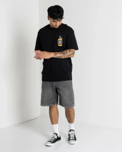 Salty Life Hurricane T-Shirt Black Sale