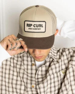Rip Curl Icons Pump Trucker Cap Taupe Outlet