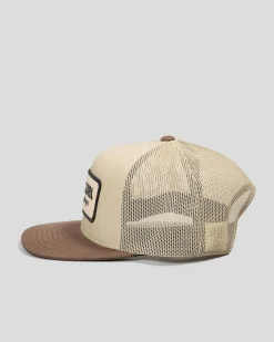 Rip Curl Icons Pump Trucker Cap Taupe Outlet
