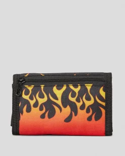 Sanction Ignite Trifold Wallet Black New