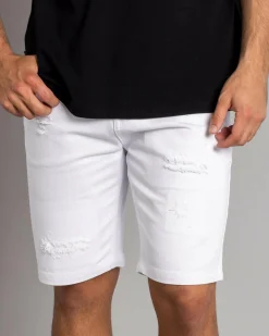 Jacks Impel Denim Shorts White Hot