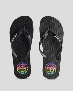 Skylark Indulge Thongs Black/multi Best