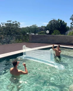 Sunnylife Inflatable Volley Ball Set Clear
