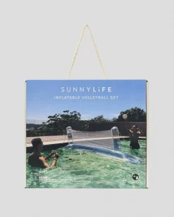 Sunnylife Inflatable Volley Ball Set Clear