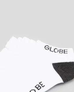 Globe Ingles Ankle Socks 5 Pack White Hot