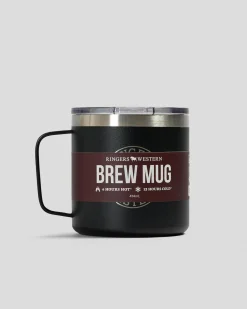 Ringers Western Insulated Brew Mug Black Clearance
