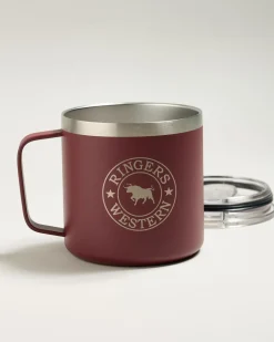 Ringers Western Insulated Brew Mug Maroon Sale