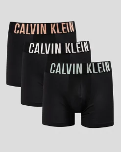 Calvin Klein Intense Power Boxer Brief 3 Pack Papaya Punch/black/moonlight Jade Outlet