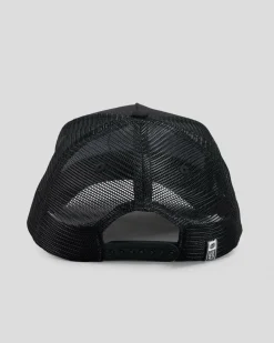 Salty Crew Jimmy 5 Panel Trucker Cap Black New