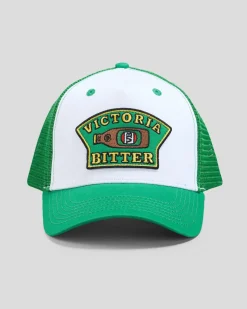 Victoria Bitter John Beer Trucker Cap White Hot