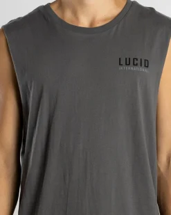 Lucid Judge Muscle Tank Charcoal Best