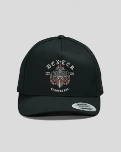 Dexter Jungle Snapback Cap Black Hot