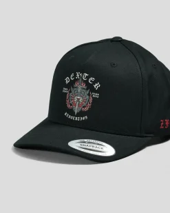 Dexter Jungle Snapback Cap Black Hot