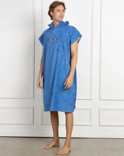 Rusty Just Surfing Hooded Towel Yonder Blue