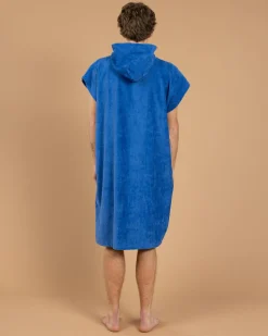 Rusty Just Surfing Hooded Towel Royal Blue Hot