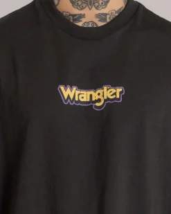 Wrangler Kabel Slacker T-Shirt Worn Black Discount