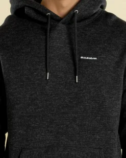 Quiksilver Keller Hoodie Black Heather Clearance
