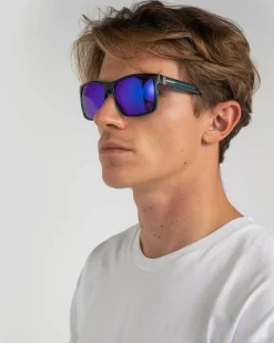 Liive Kerbox Revo Sunglasses Black/blue Hot
