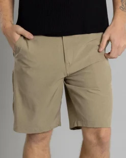 Volcom Kerosene Hybrid Walk Shorts Khaki Heather Discount