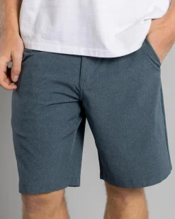 Volcom Kerosene Hybrid Walk Shorts Dark Slate Heather Best