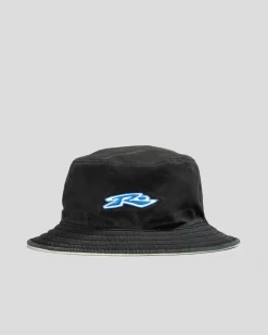 Rusty Kick Flip Reversible Bucket Hat Oatmeal 2 Best