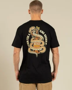 Bush Chook King Brown T-Shirt Black Sale