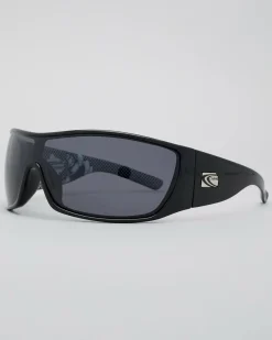 Carve Kingpin Polarised Sunglasses Black Clearance