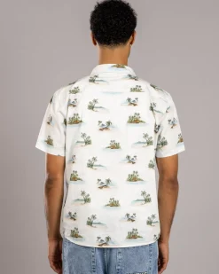 Jacks Kingston Short Sleeve Shirt Off White Sale