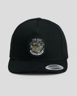 The Mad Hueys Kraken Port Hole Snapback Cap Black Best