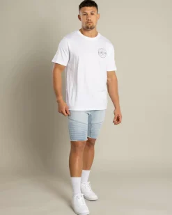 Lucid Laneway Walk Shorts Blue Sale