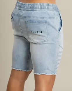 Lucid Laneway Walk Shorts Blue Sale