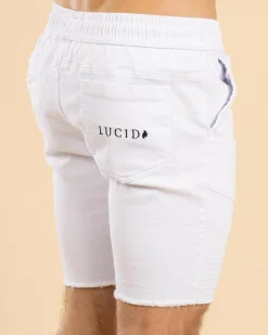 Lucid Laneway Walk Shorts White Online