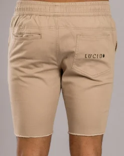 Lucid Laneway Walk Shorts Stone