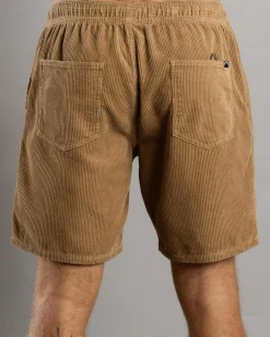 Billabong Larry Cord Shorts Vintage Brown Outlet