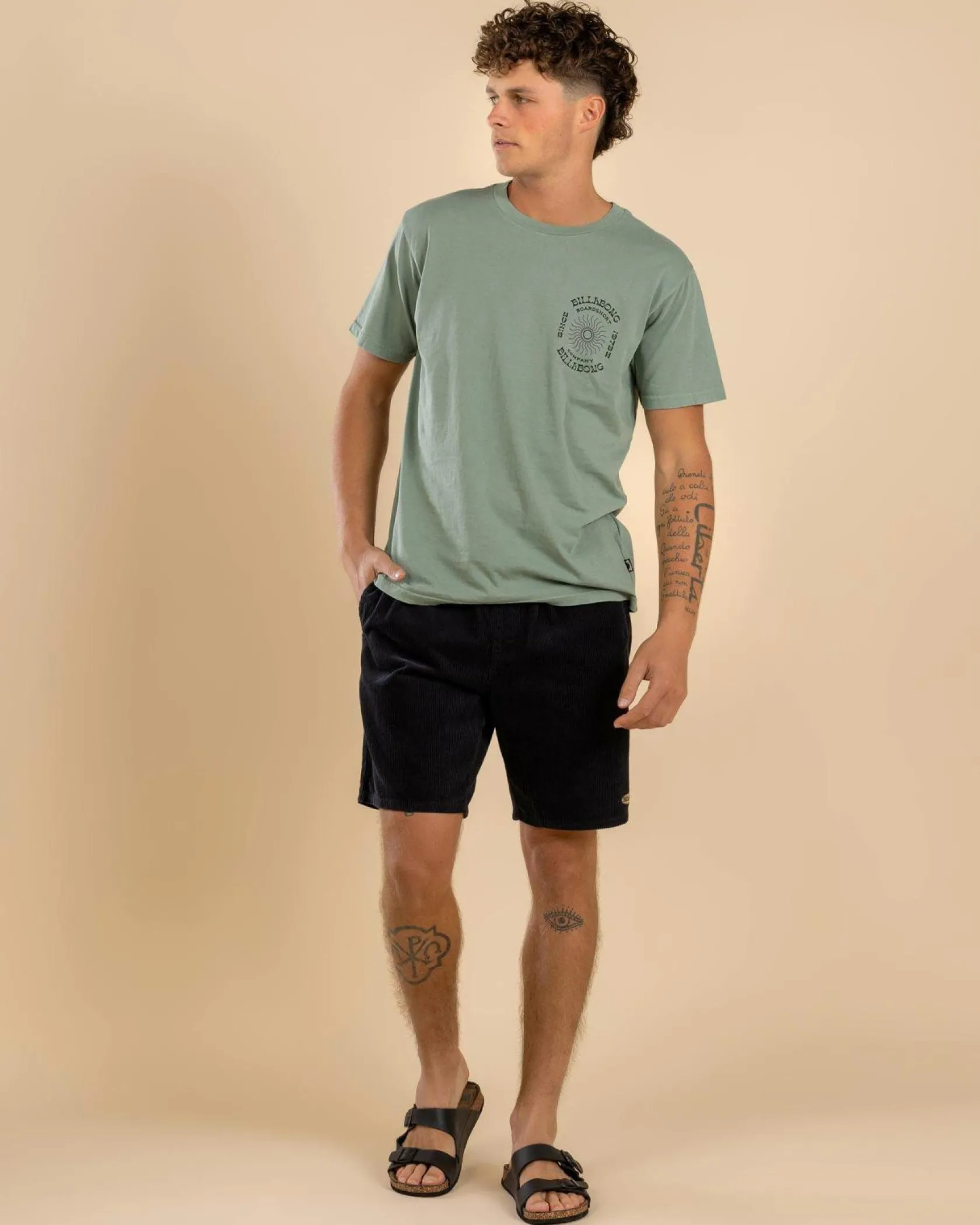 Billabong Larry Cord Walk Shorts Char Online
