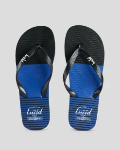 Lucid Latitude Thongs Black/blue New