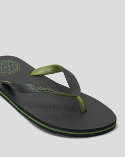 Lucid LCD Thongs Black/olive Sale
