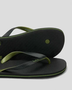Lucid LCD Thongs Black/olive Sale