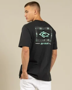 Rip Curl Legacy T-Shirt Washed Black Hot