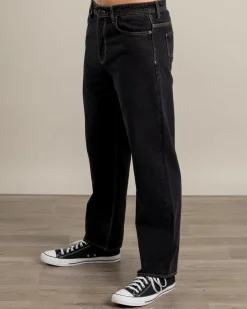 Lee L-Four Baggy Jeans Black Superused Online