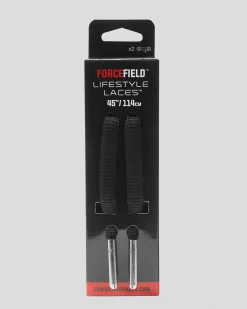 Forcefield Lifestyle Laces Black/silver Best