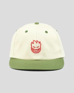 Spitfire Lil Bighead Strapback Cap Natural/olive/red Outlet